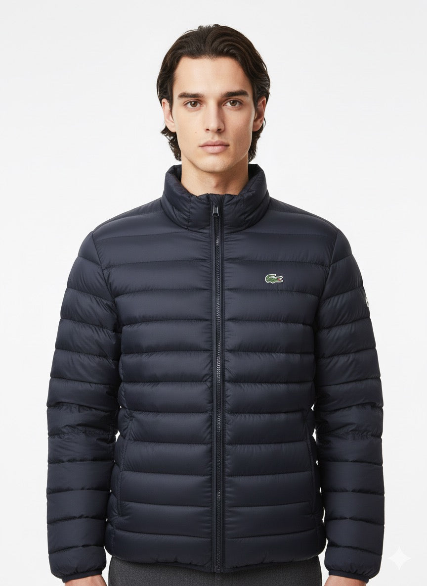 Lacoste Navy Lightweight Puffer Jacket
