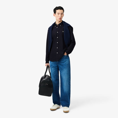 Lacoste Regular Fit Premium Cotton Shirt – Deep Black