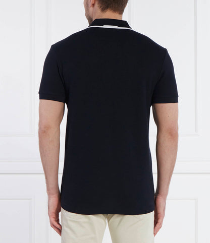 BOSS Slim-Fit Piqué Polo Shirt with Contrast Tipping