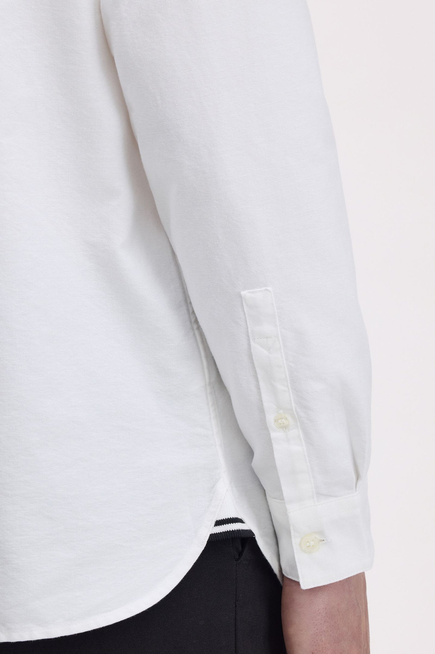 Fred Perry Oxford Button-Down Shirt in Optic White