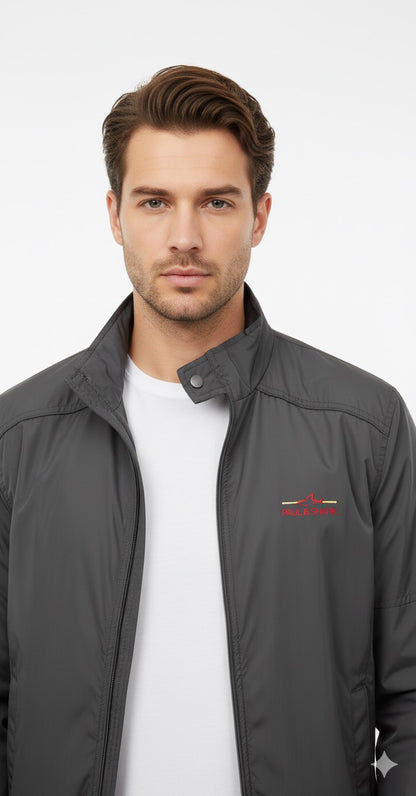 Paul & Shark Lightweight Zip-Up Jacket with Stand Collar