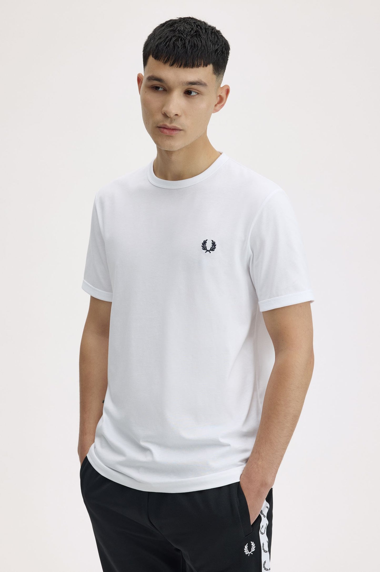 Fred Perry Authentic Crew Neck T-Shirt – White
