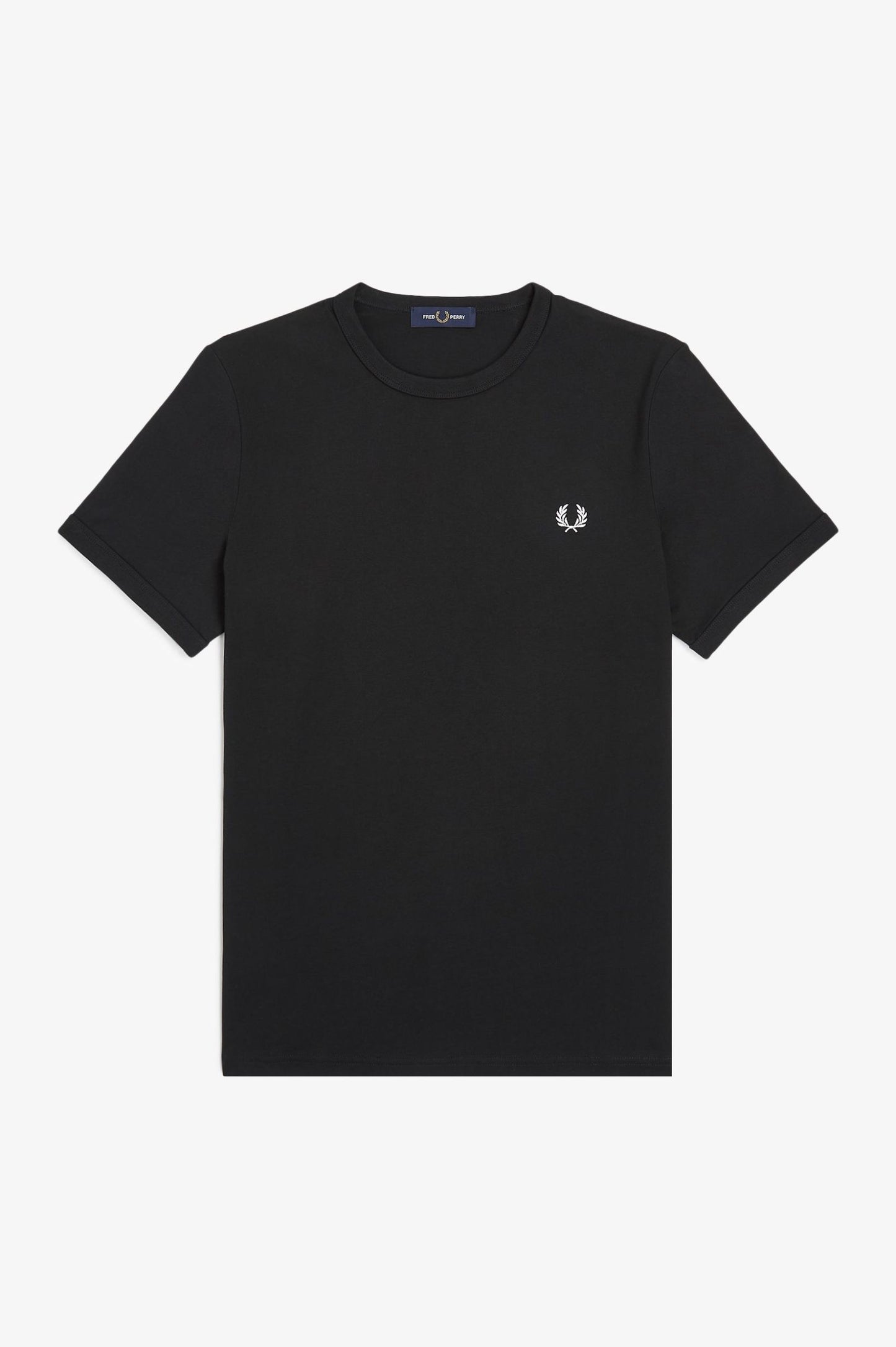 Fred Perry Laurel Wreath Graphic T-Shirt – Black