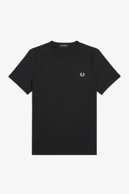 Fred Perry Laurel Wreath Graphic T-Shirt – Black