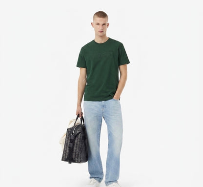 Lacoste Regular-Fit T-shirt in Heavy Cotton Piqué with 3D Raised Embroidery