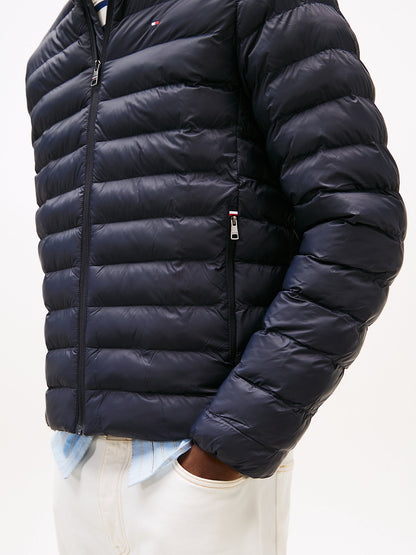 Tommy Hilfiger Men’s Essential Quilted Packable Puffer Jacket – Navy Blue