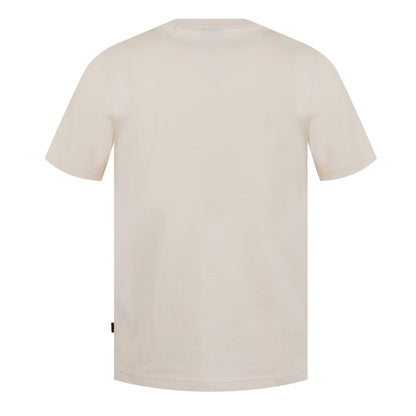 BOSS Regular-Fit Cotton T-Shirt with Distressed Stitch-Effect Logo