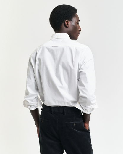 GANT Regular Fit White Oxford Cotton Shirt