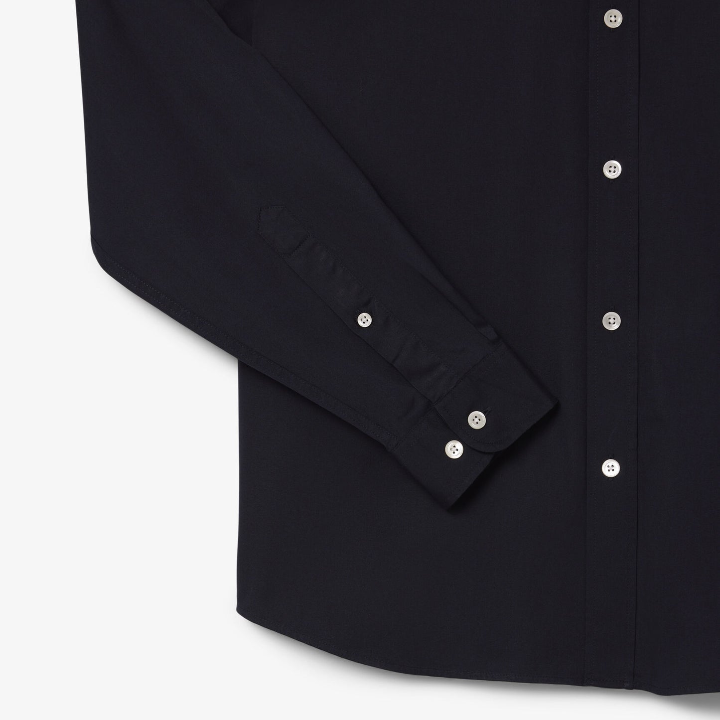 Lacoste Regular Fit Premium Cotton Shirt – Deep Black
