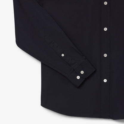 Lacoste Regular Fit Premium Cotton Shirt – Deep Black
