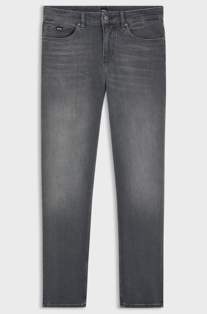 DELAWARE SLIM-FIT JEANS IN SUPER-SOFT GREY DENIM