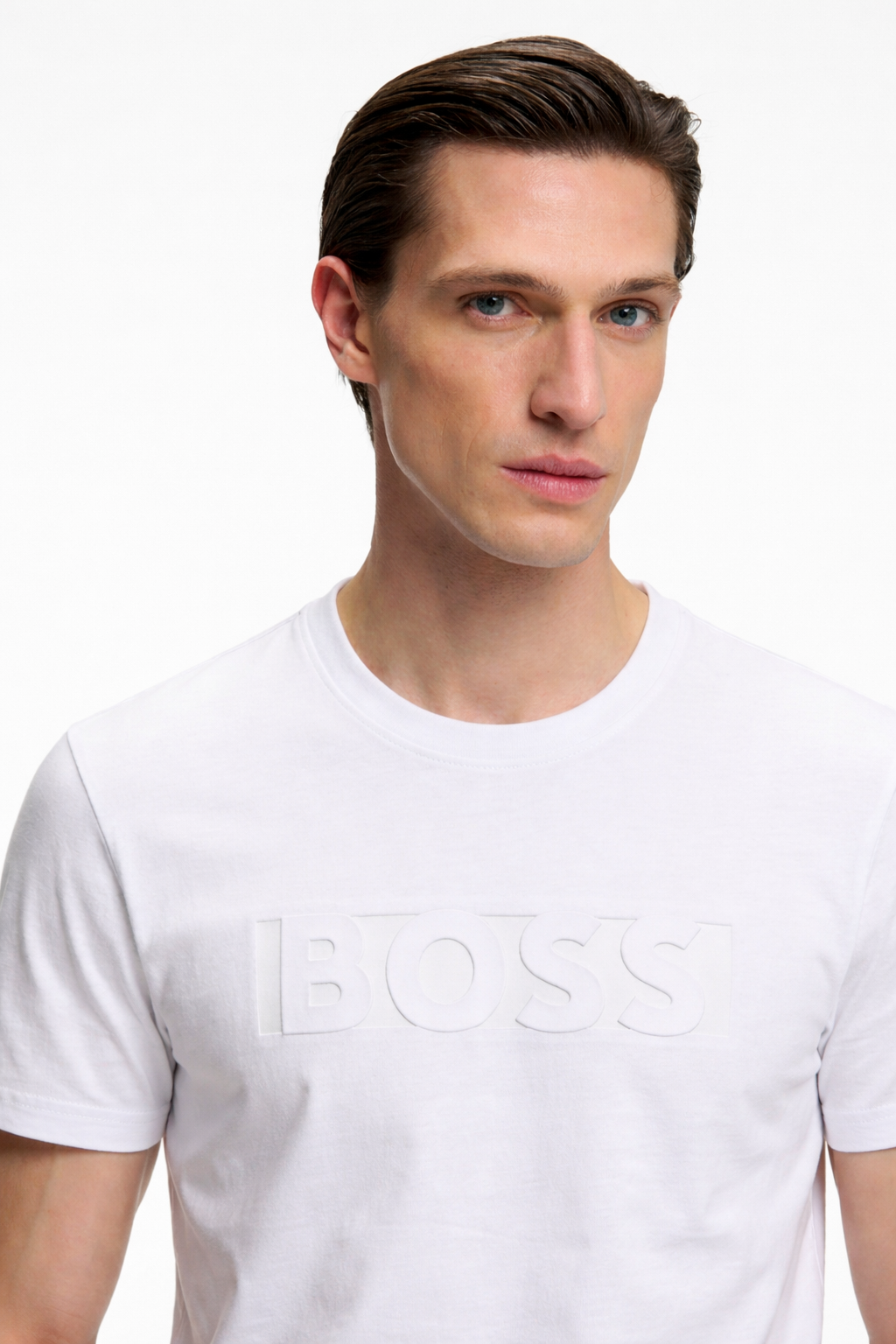 BOSS Slim-Fit T-Shirt in Premium Stretch Cotton