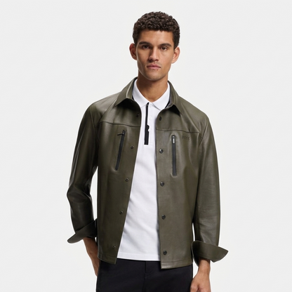 BOSS Slim-Fit Polo Shirt in Performance Cotton with Contrast Placket