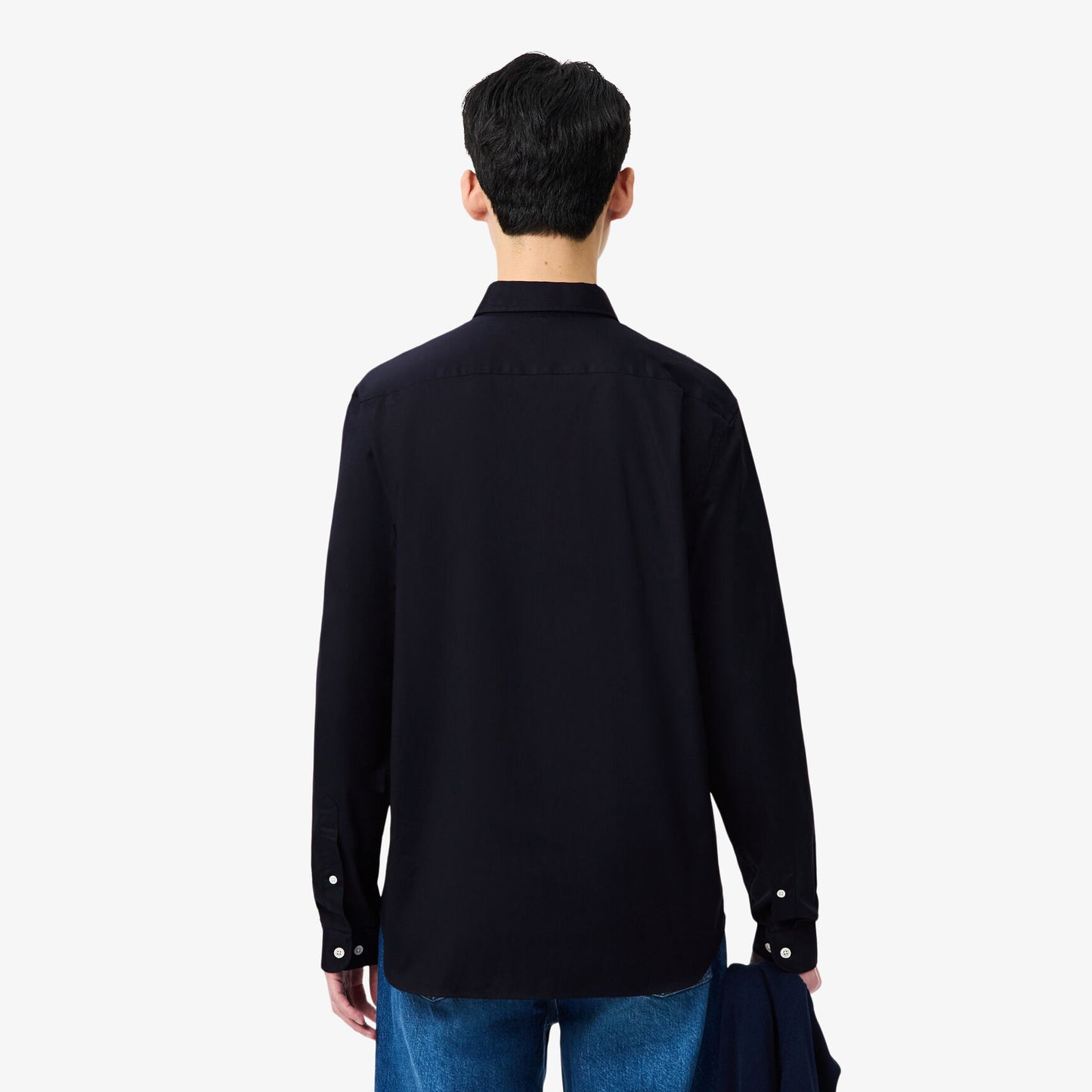 Lacoste Regular Fit Premium Cotton Shirt – Deep Black